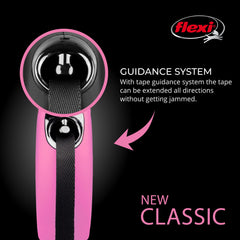 FLEXI New Classic laisse-tape guidage-360 assure déploiement fluide et réduction des enchevêtrements