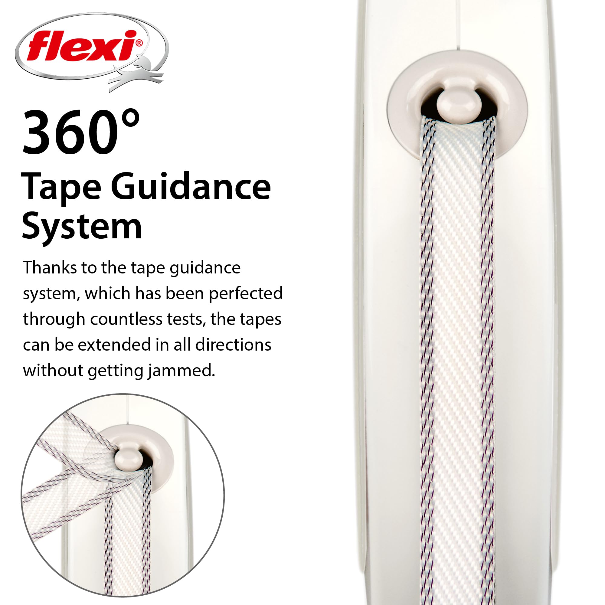 FLEXI Style sans enchevêtrement pour des promenades fluides.