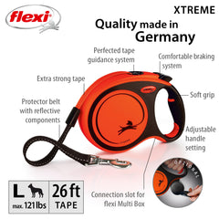 Poignée ergonomique FLEXI Xtreme, prise en main confortable lors des sorties quotidiennes.