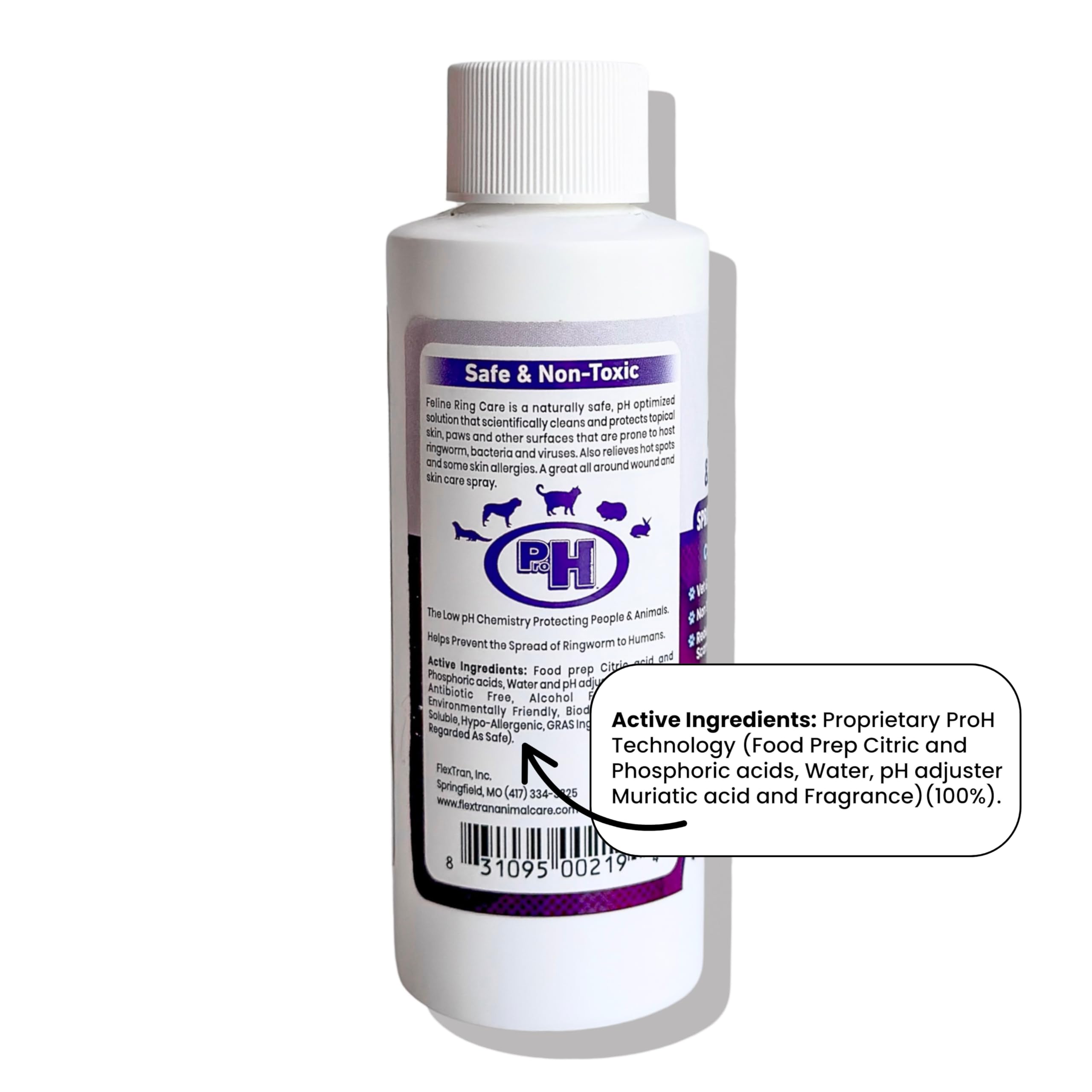 FlexTran Feline Ring Care protection peau contre irritants et inconfort.