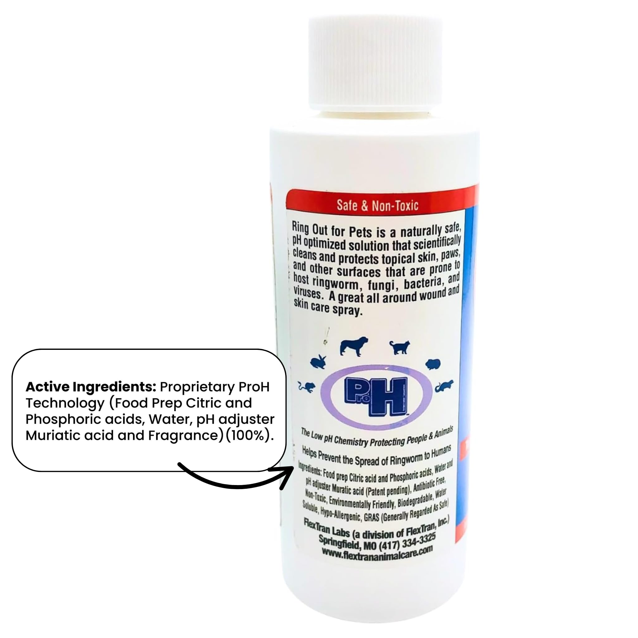 FlexTran Ring Out protège surfaces: minimise les contaminants pendant les soins.