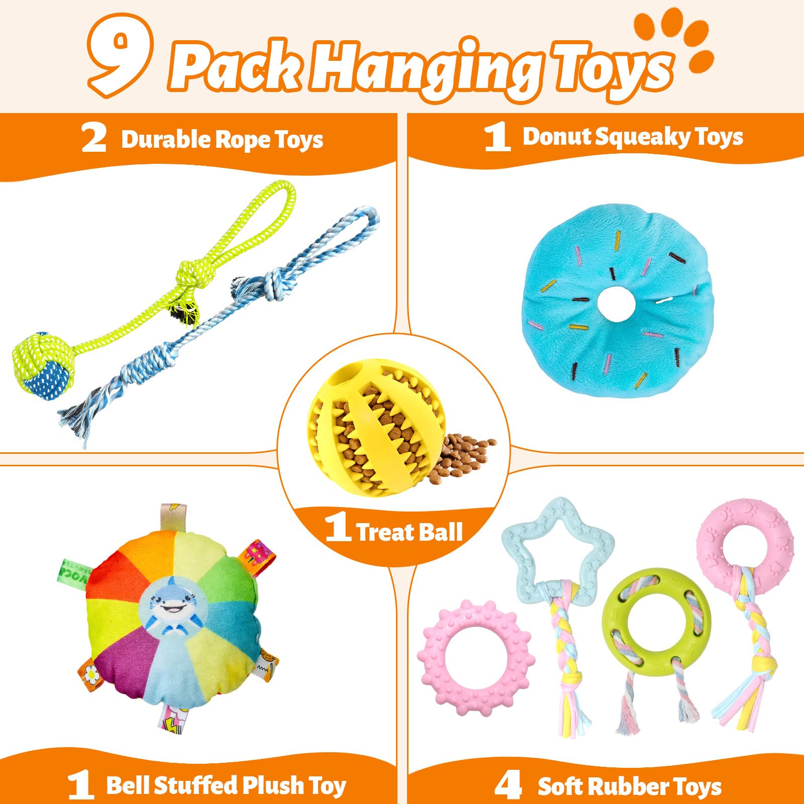 Flickzy bandes élastiques ajustables pour chiots en croissance.