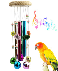 FlidRunest clochettes colorées pour oiseaux, stimulation auditive et divertissement.