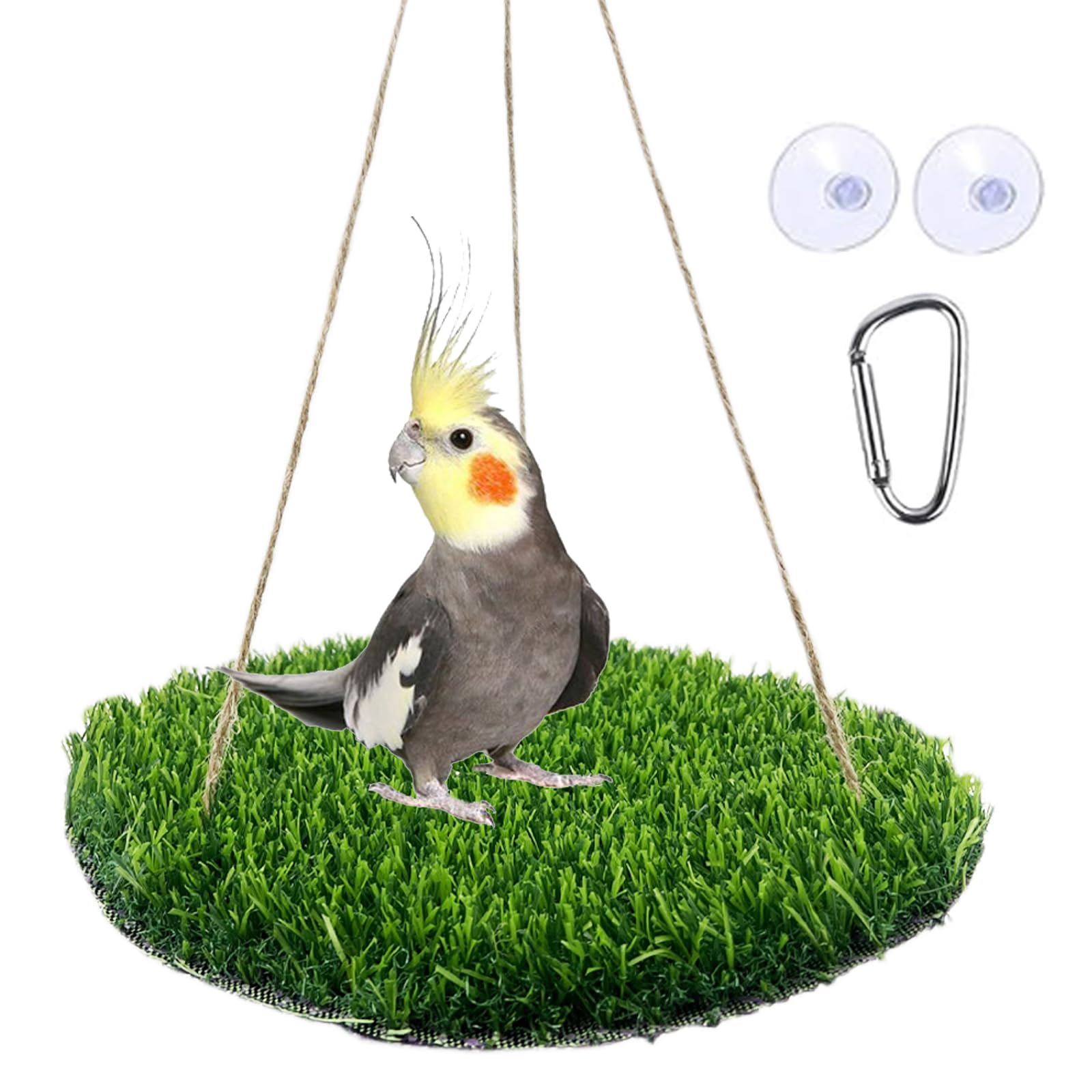 FlidRunest-perchoir-grimpant-chenvre-reglable: hauteur ajustable pour petits oiseaux.