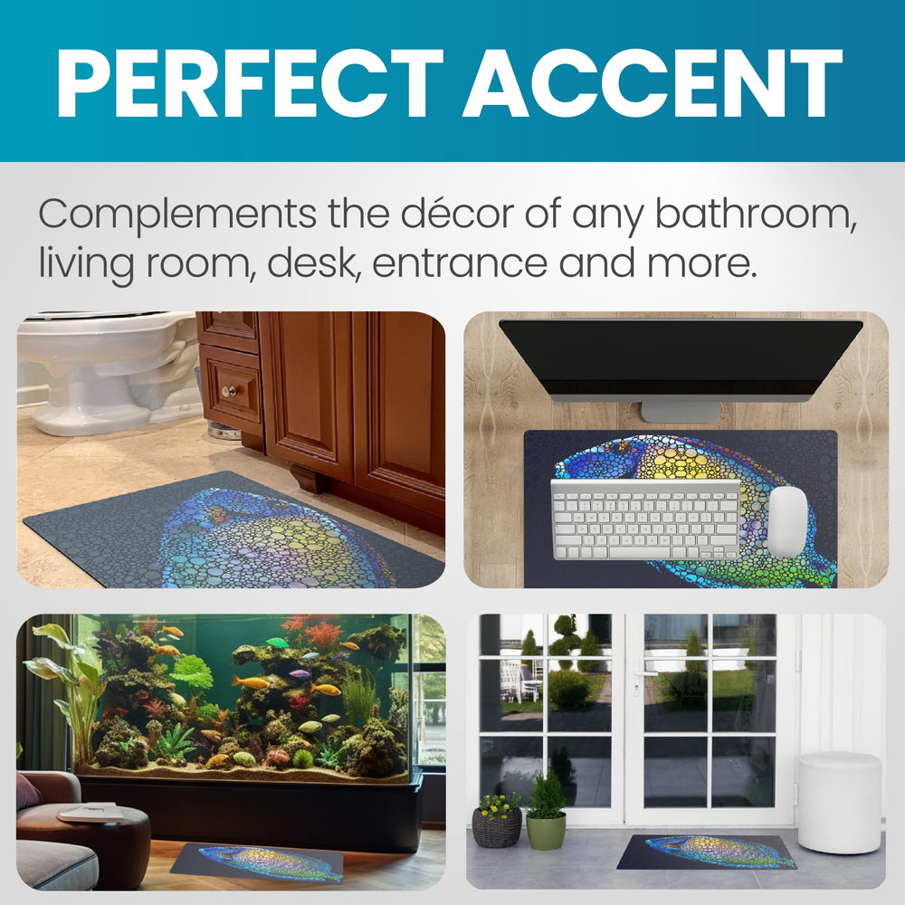 FL!PPR tapis anti-fatigue 5 mm, soutien confortable pendant l’entretien du réservoir.