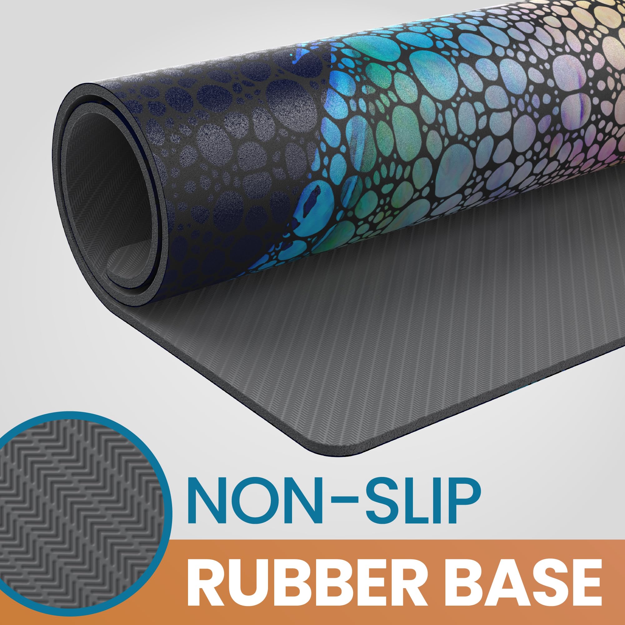 FL!PPER tapis bureau motif Tang, surface lavable et confort anti-fatigue.