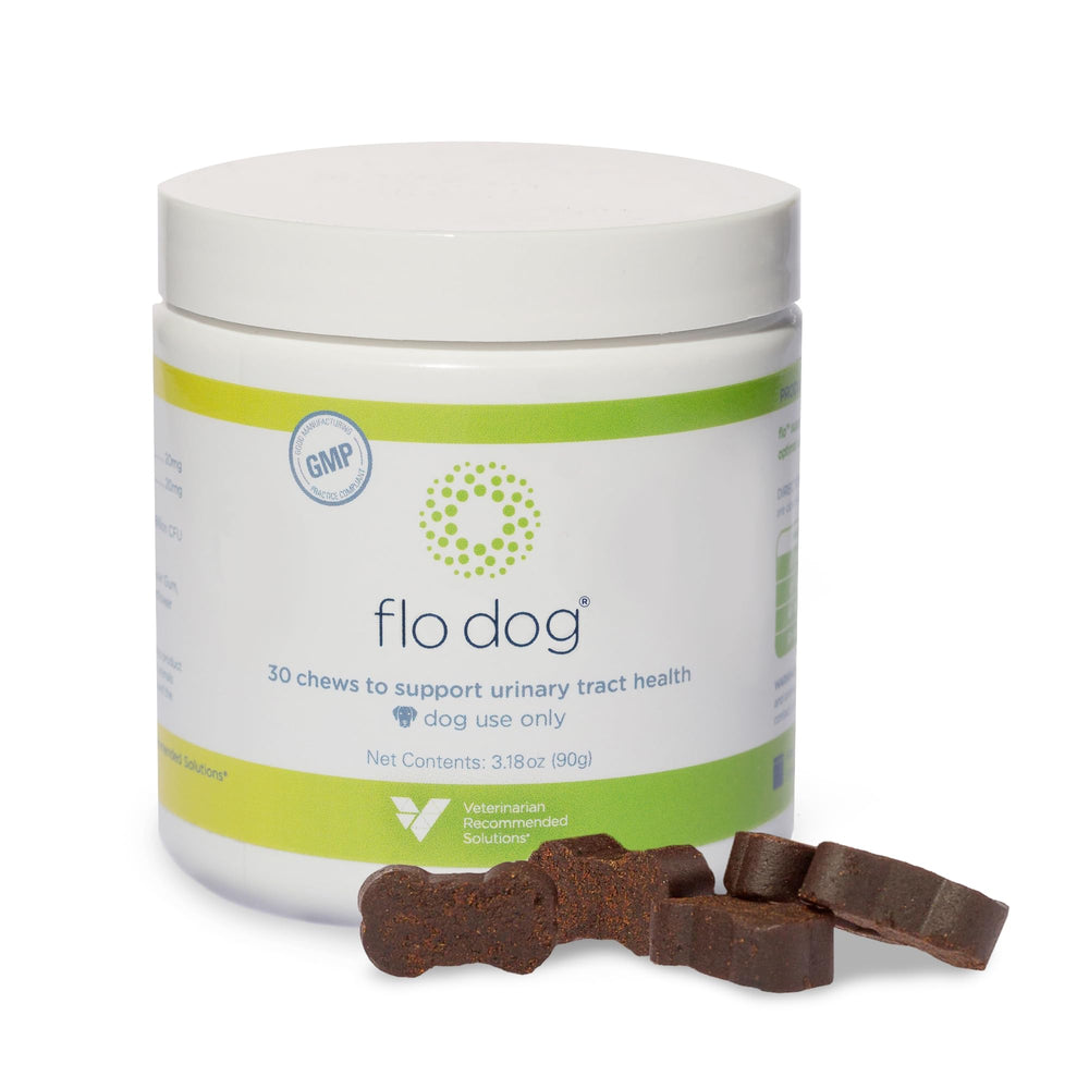 Flo Dog Cranberry – bouteille: soutien urinaire quotidien pratique.