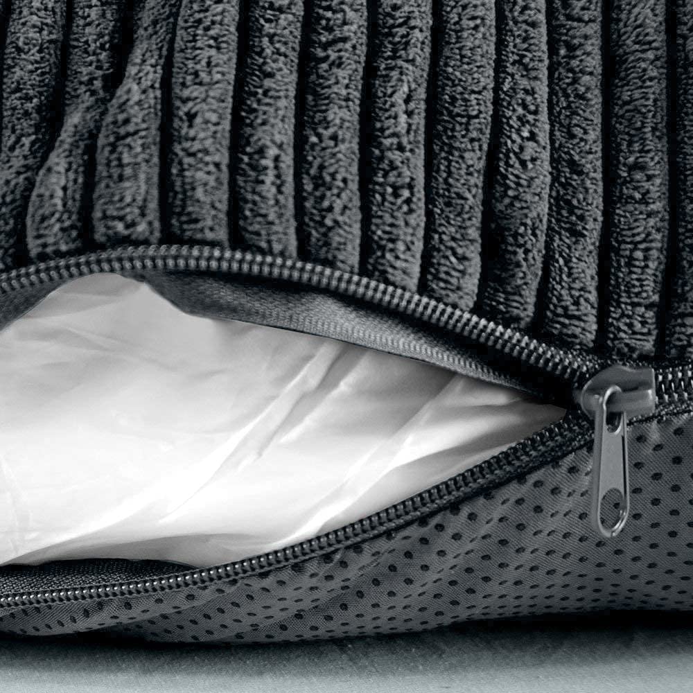 Fermeture éclair YKK durable facilite l’enlèvement et le lavage.
