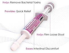 FLORA-PECTIN Pâte orale – tube pratique, facilite l administration et favorise un équilibre intestinal.