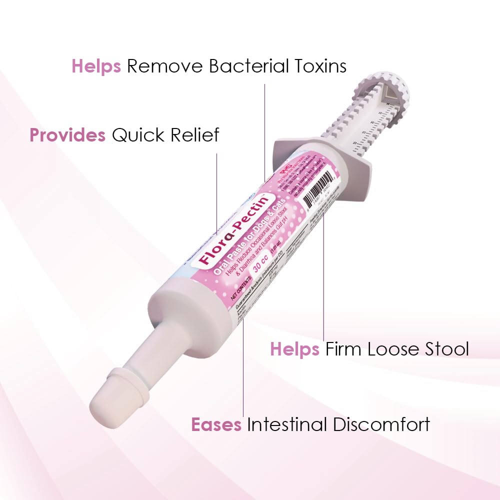 Pâte facile à administrer, FLORA-PECTIN favorise une digestion plus stable.