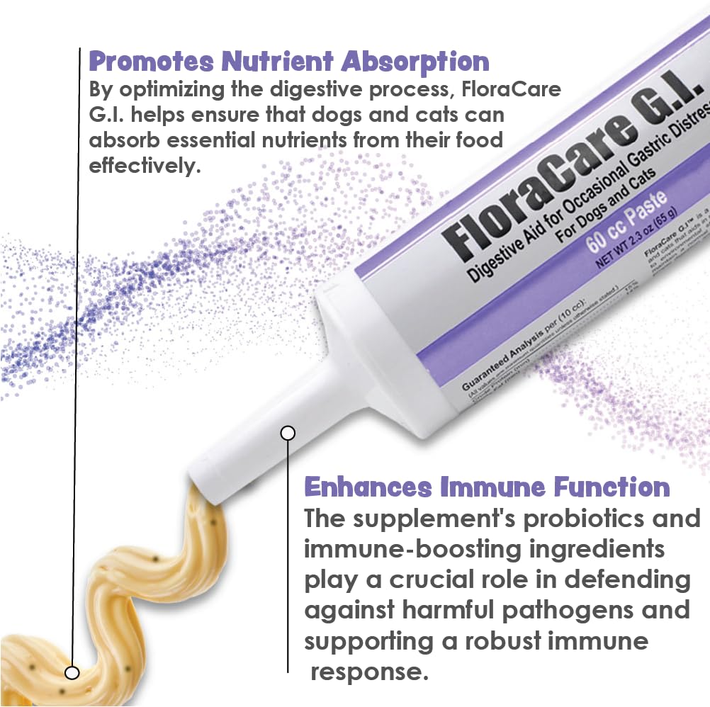 Probiotiques exclusifs intégrés dans FloraCare G.I. Pâte Digestive pour une digestion équilibrée