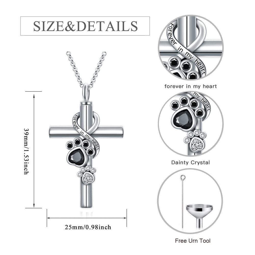 Flpruy pendentif urne patte chat: garder le souvenir de votre chat.