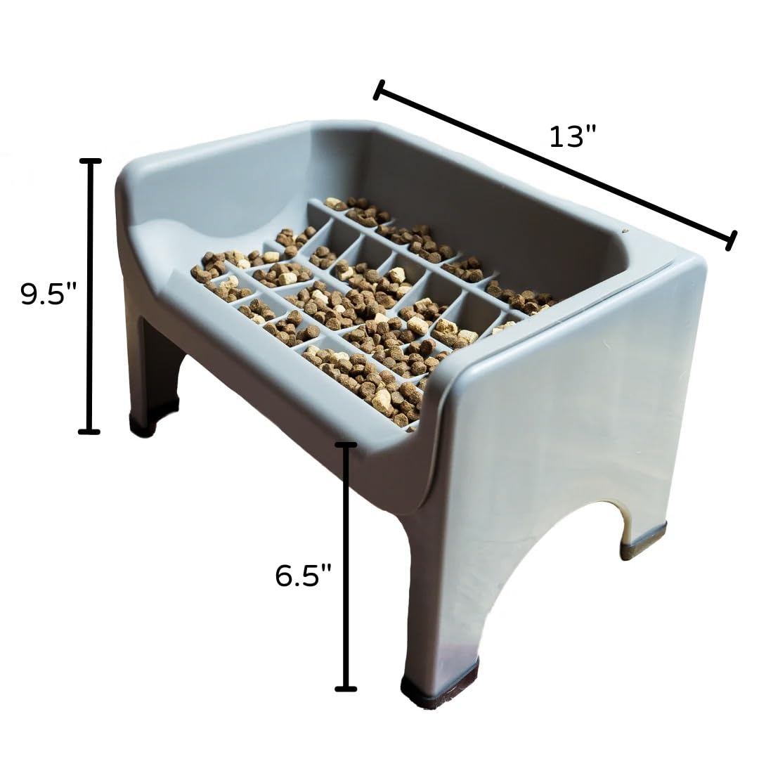 Fluff Trough XL bol lent en silicone: alimentation plus lente pour plus de contrôle.