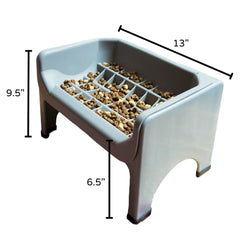 Fluff Trough XL bol lent en silicone: alimentation plus lente pour plus de contrôle.