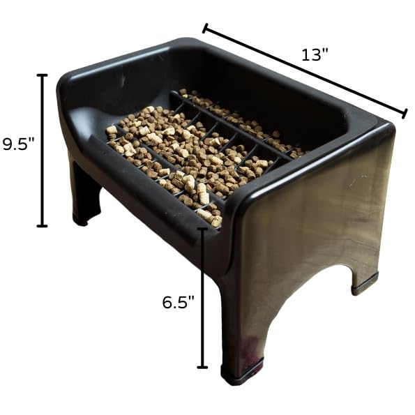 Insert silicone ralentisseur inclus pour le Fluff Trough XL et un repas plus lent.