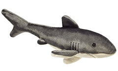 Mac le Requin Fluff & Tuff avec corps en peluche, idéal pour jeux interactifs et câlins.