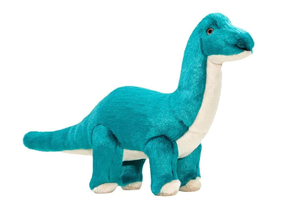 Fluff & Tuff Ross Brachiosaurus, doudou-teal, peluche ultra-douce pour jeux et câlins.