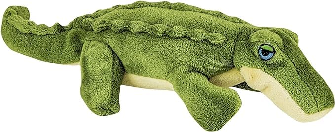 Fluff & Tuff Savannah Baby Gator, coutures cachées et rembourrage doux pour le jeu sûr.