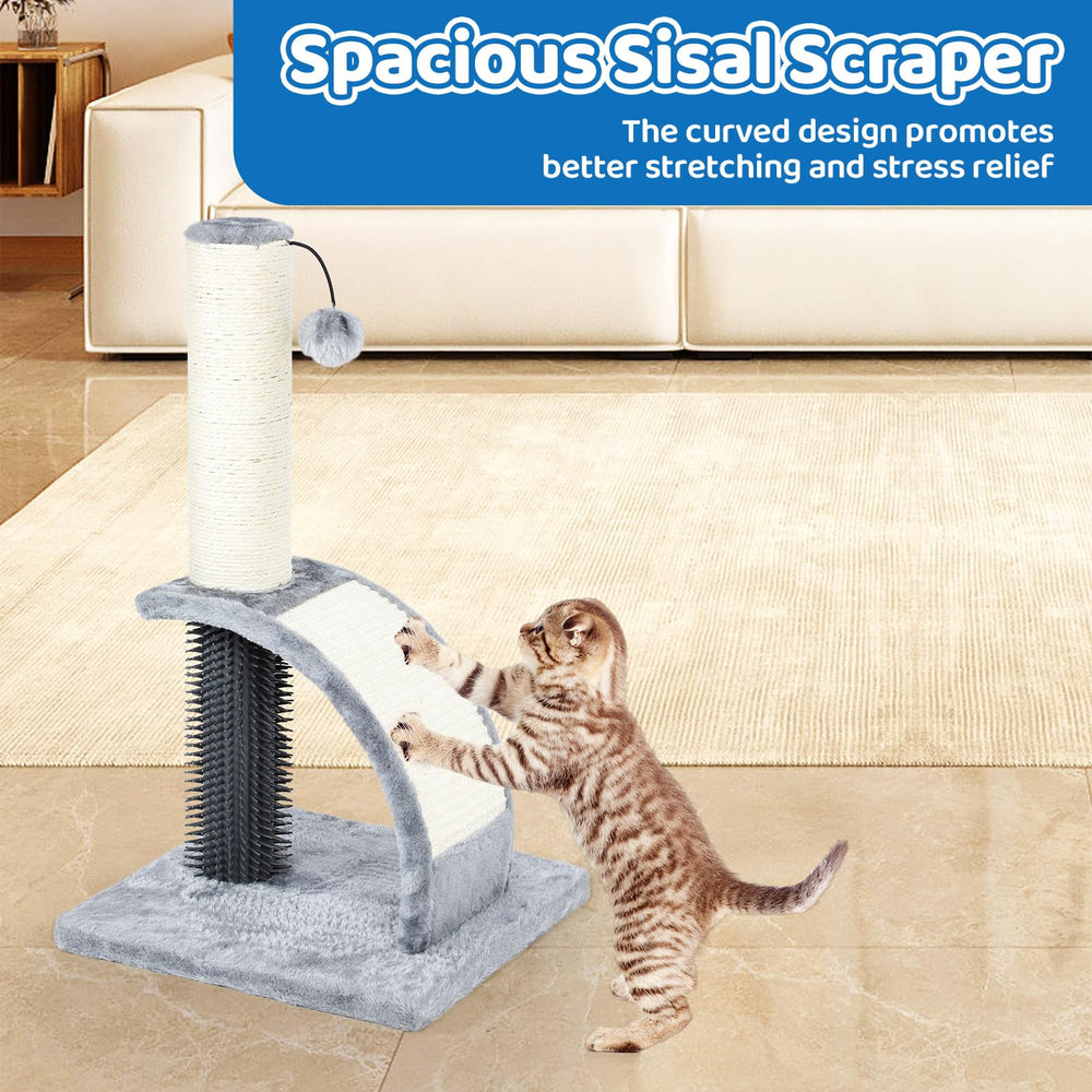 FluffyDream poteau sisal robuste favorisant l’exercice des griffes.