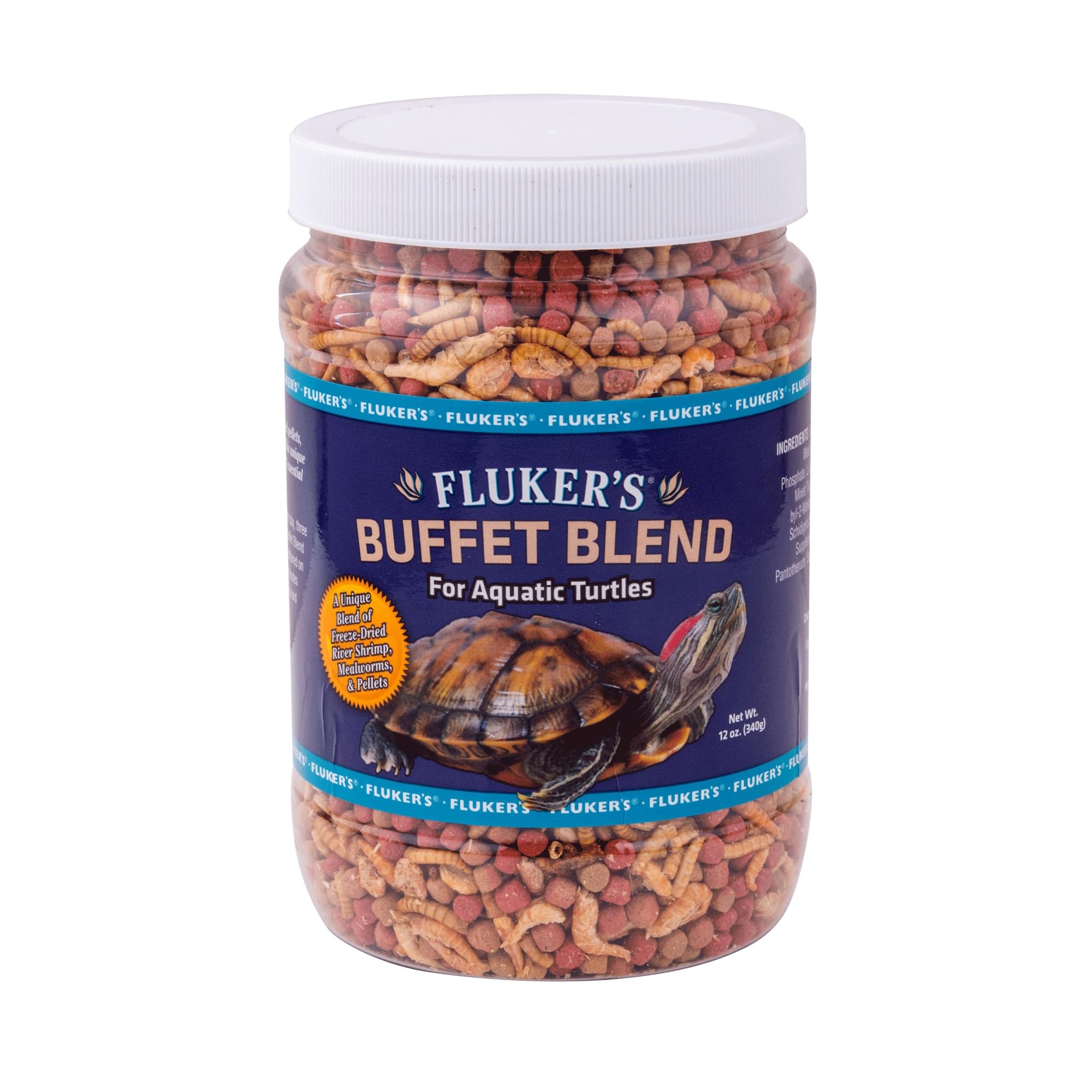 Fluker's 70131 Mélange Buffet Formule Aquatique pour tortues, emballage compact et pratique