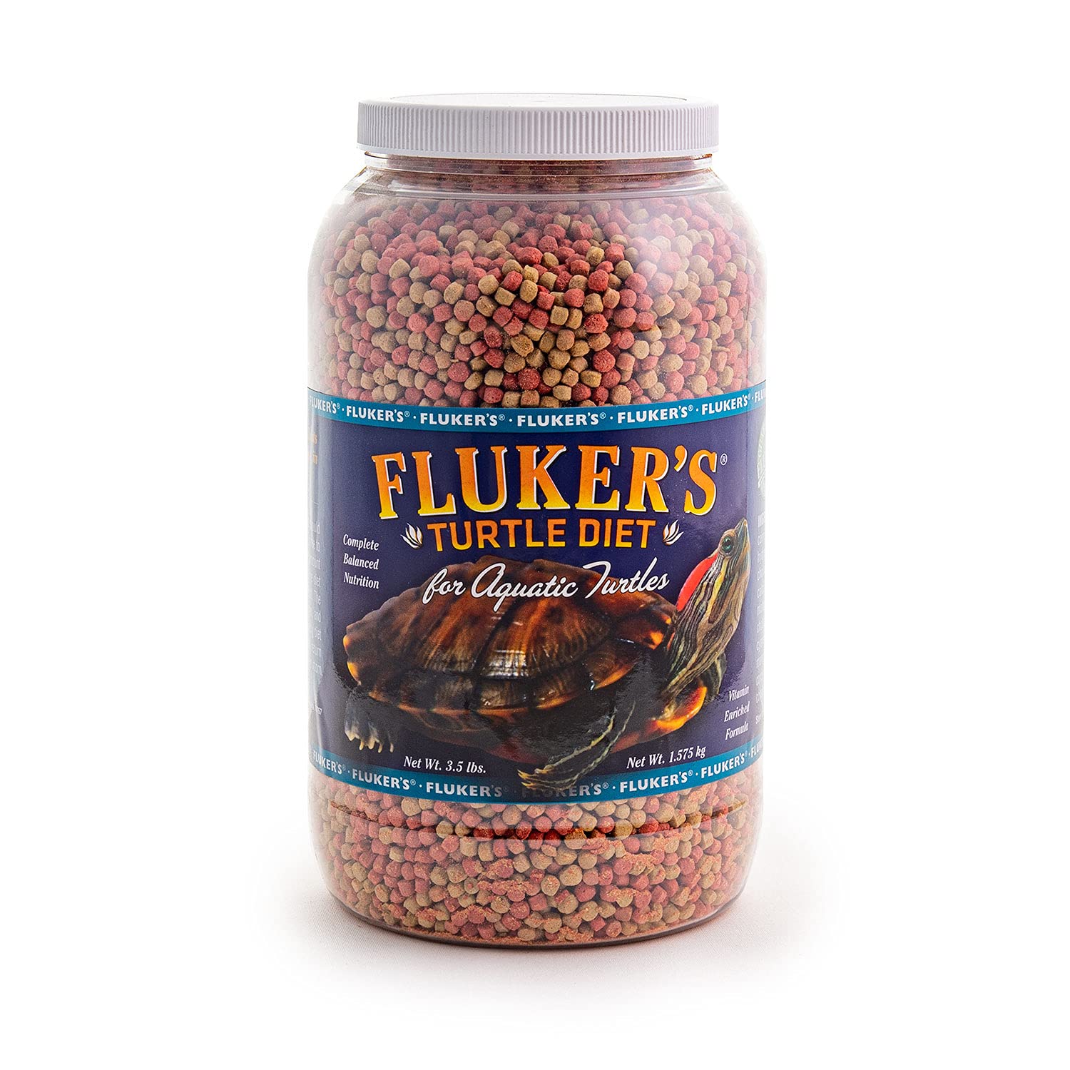 Fluker's Alimentation Tortues Aquatiques – pellets flottants facilitant l'alimentation en surface.