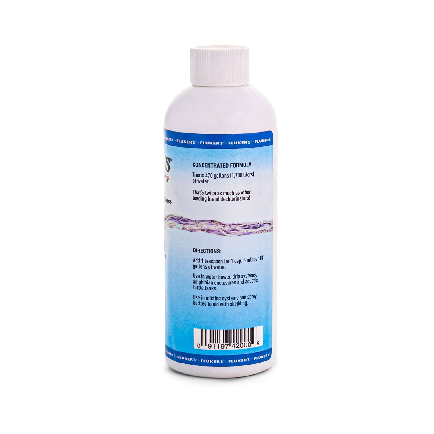 Fluker's Aloe – flacon, versement, neutralisation du chlore pour eau sûre des reptiles.