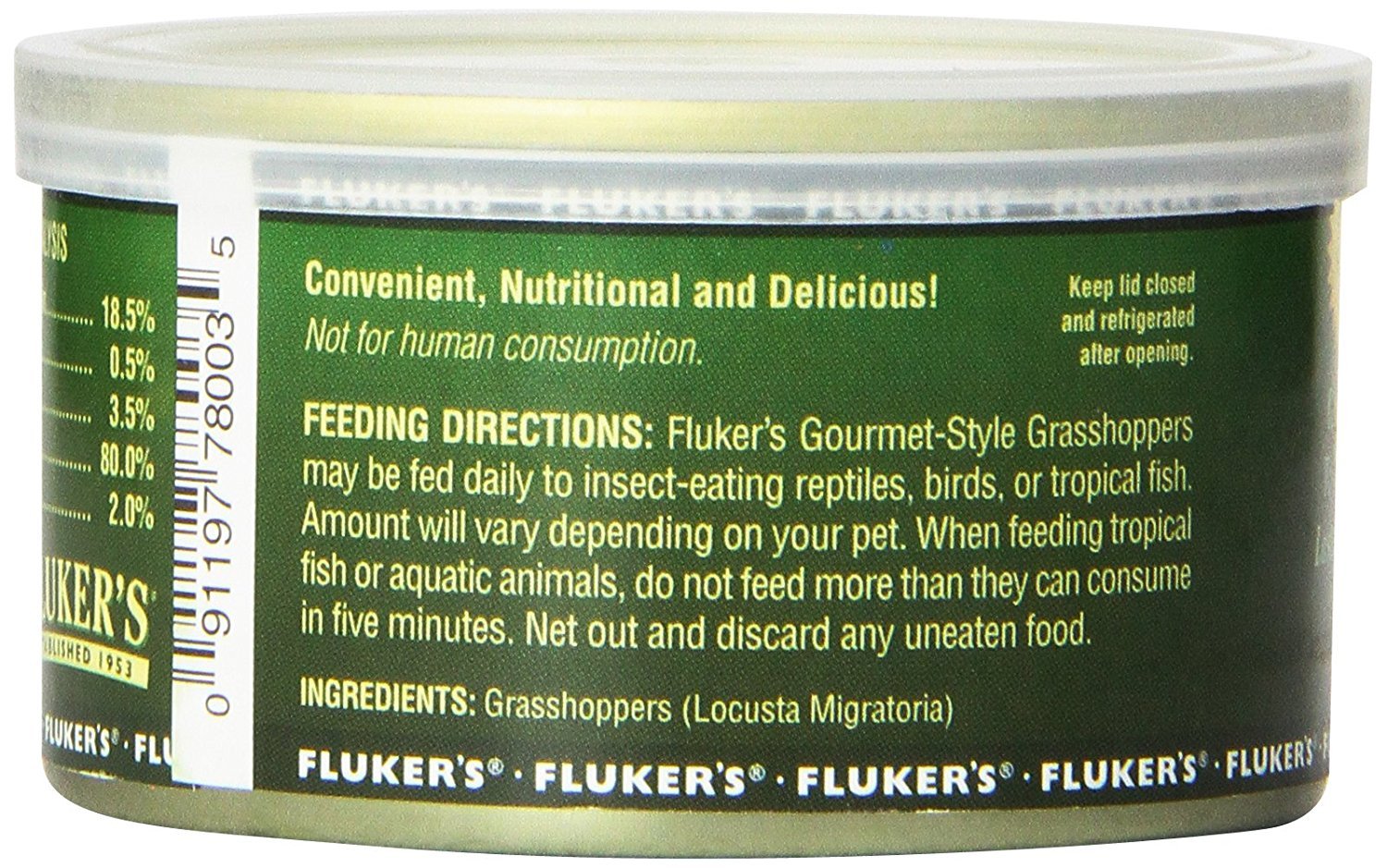 Fluker's boite-nourriture rapide reptiles: alimentation pratique prête à servir.