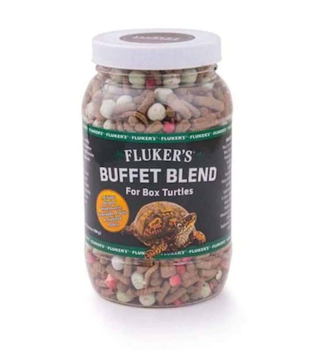Fluker's Buffet Blend tortues – granulés vitaminés flottants facilitant l'alimentation.
