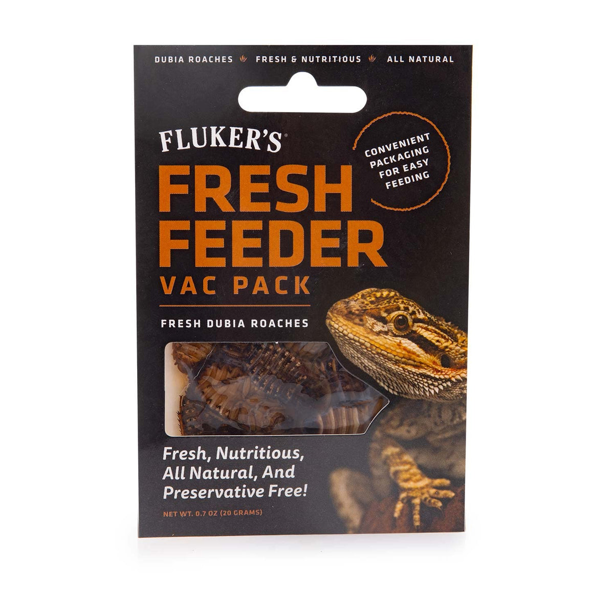 Fluker's cafards Dubia en sachet sous vide, source naturelle de protéines pour reptiles