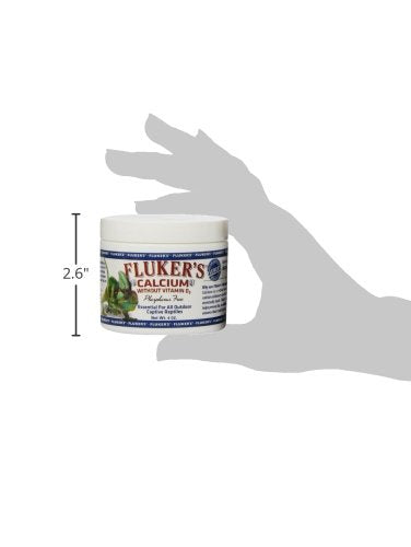 Fluker's Calcium sans D3 — bouteille pratique pour doser quotidiennement