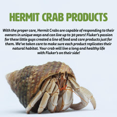 Fluker's complément colorant pour crabe hermite — cerises sèches apportent nuance rouge.