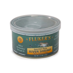 Fluker's crevettes de rivière en conserve – portion pratique pour reptiles et poissons.