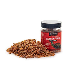 Fluker's crevettes rouges sèches au soleil – emballage pratique pour l'alimentation naturelle des reptiles.