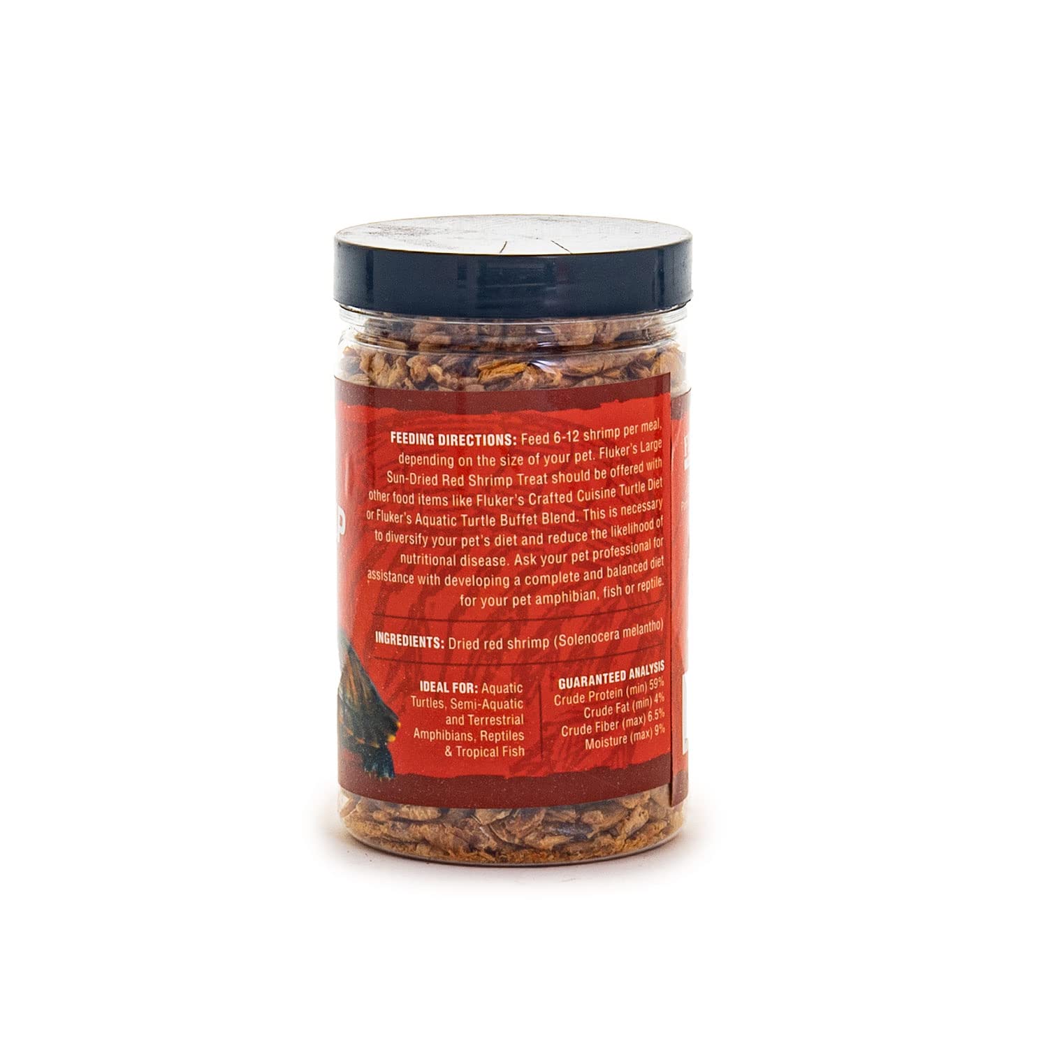Fluker's crevettes-seches-rouges-texture: croquant et arôme marin attrayant.