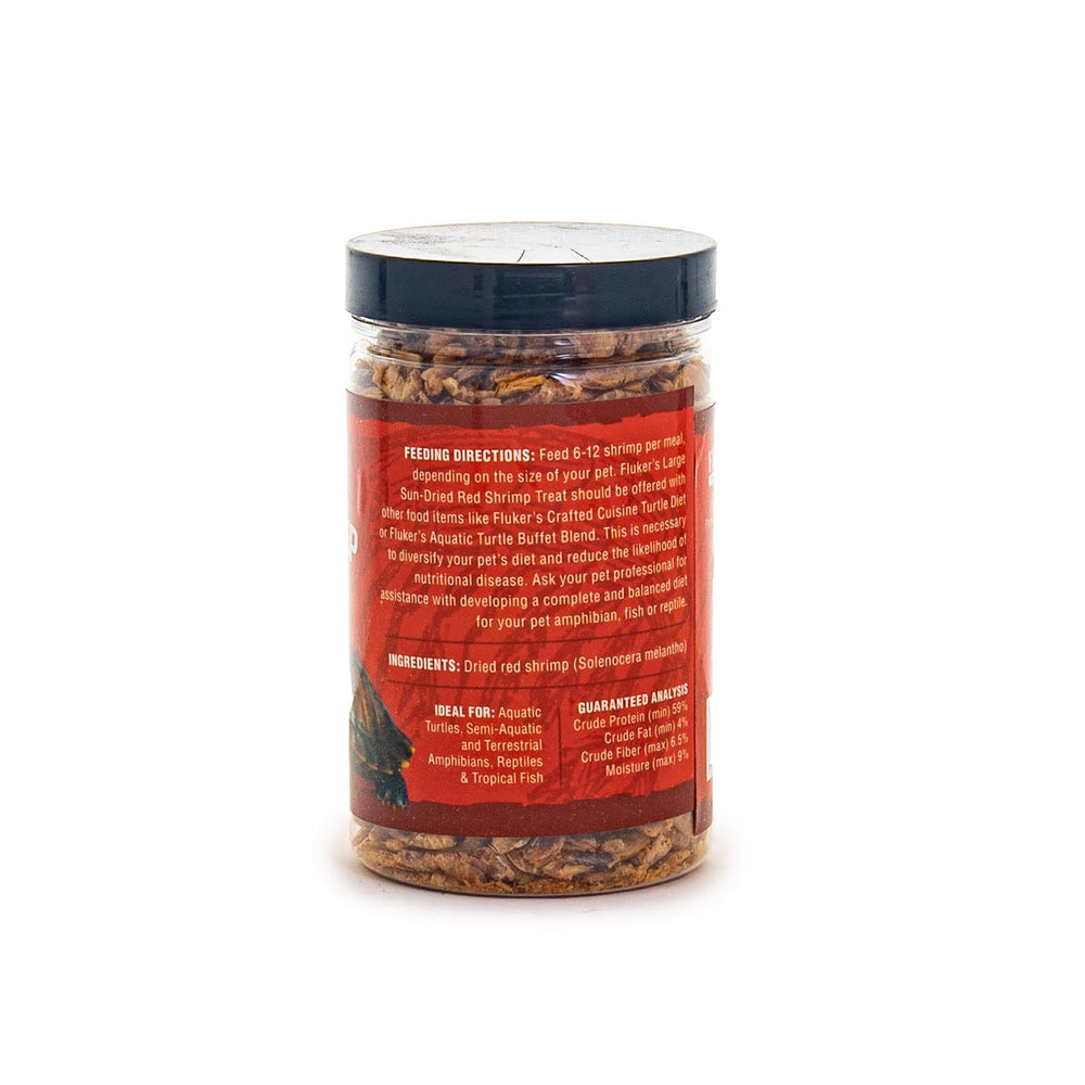 Fluker's crevettes-seches-rouges-texture: croquant et arôme marin attrayant.