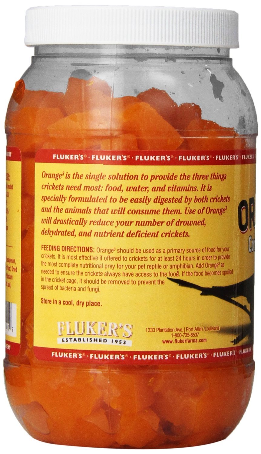 Fluker's Orange Cube: diète digeste pour insectes nourriciers et nutriments.