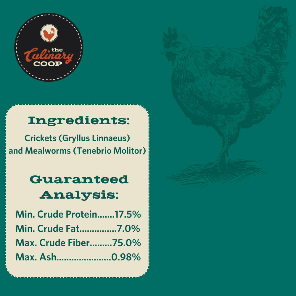 Fluker's Culinary Coop: grillons en conserve, option naturelle pour poules.