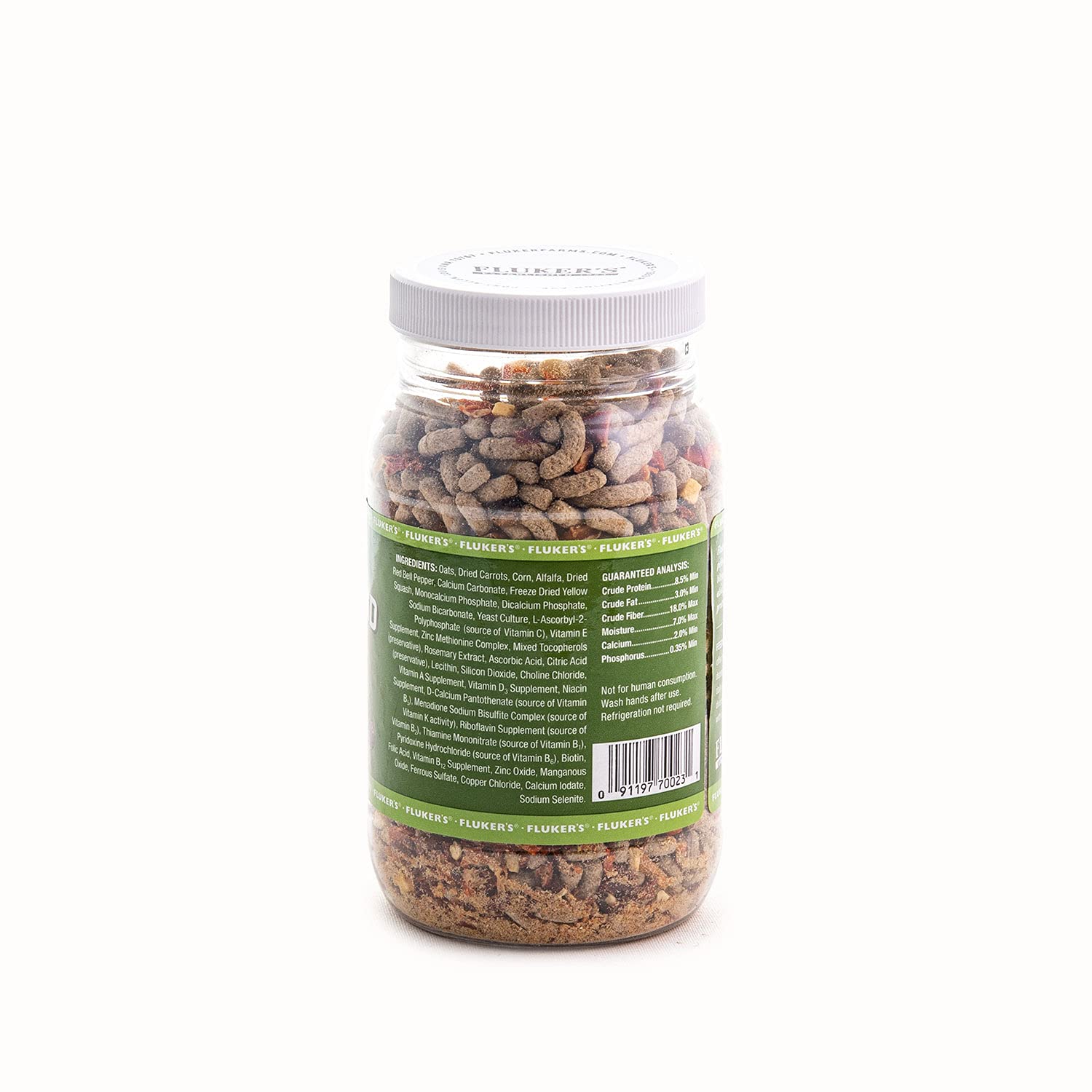 Fluker's Buffet Blend Tortue: carotte séchée soutient l'apport en fibres et saveur.