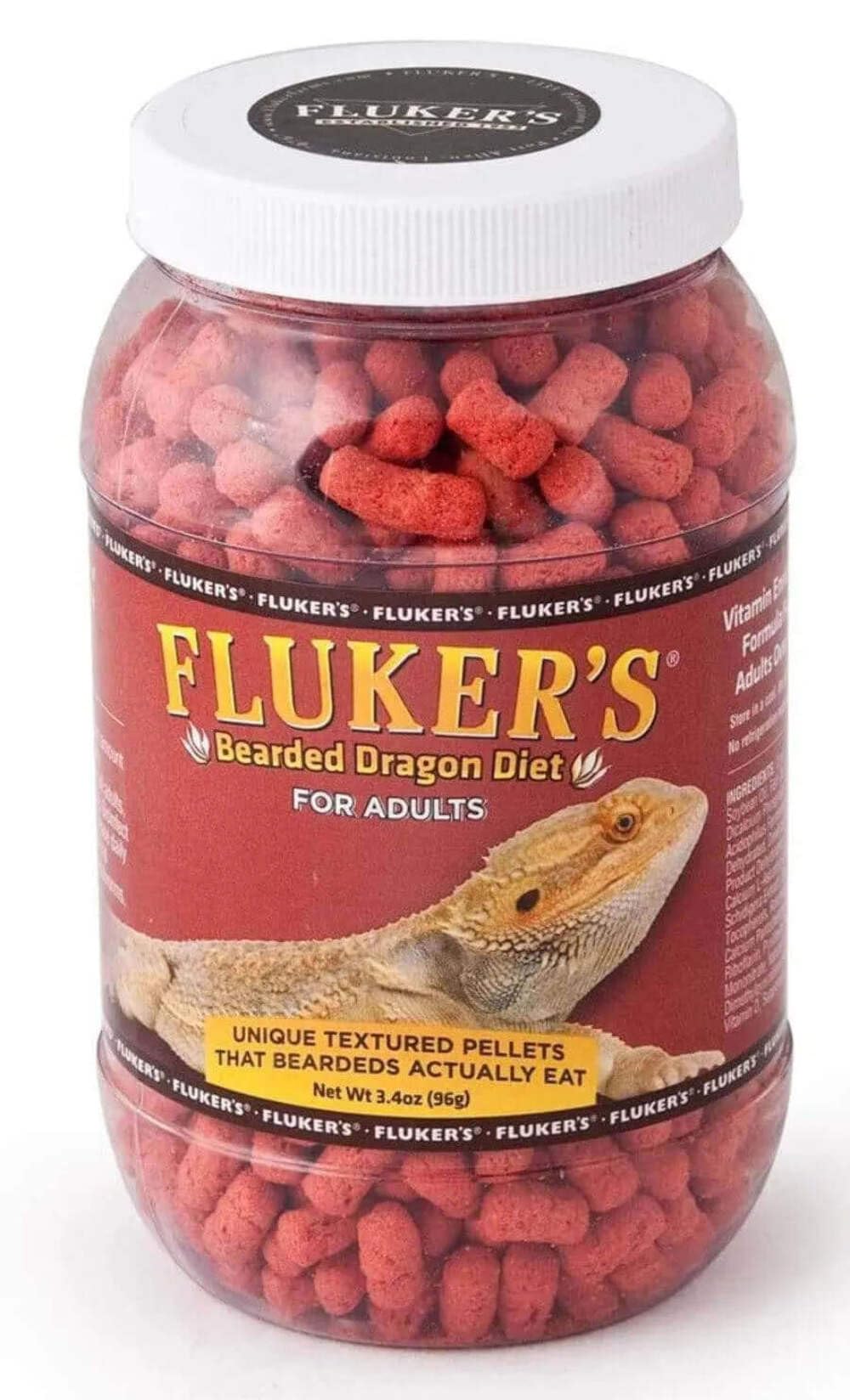Granulés protéinés Fluker's pour dragon barbu, soutien nutritionnel équilibré.