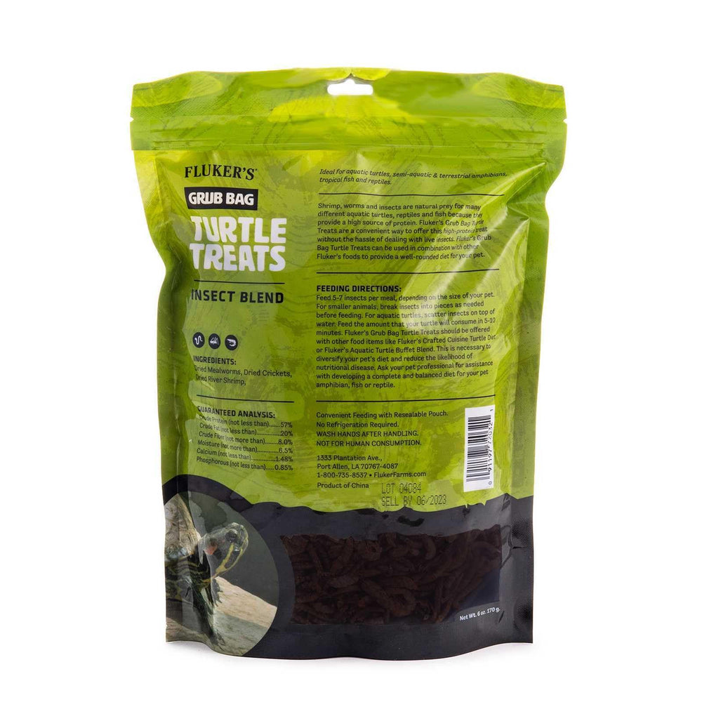Fluker's Grub Bag Tortue – contenu varié d'insectes pour l'alimentation