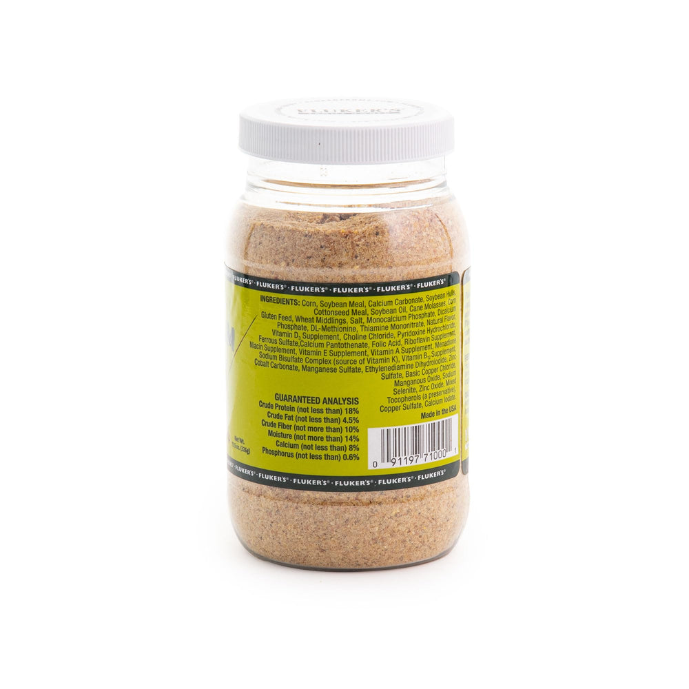 Fluker's Régime Calcium Élevé pour grillons, cuillère-doseuse incluse pour dosage précis.