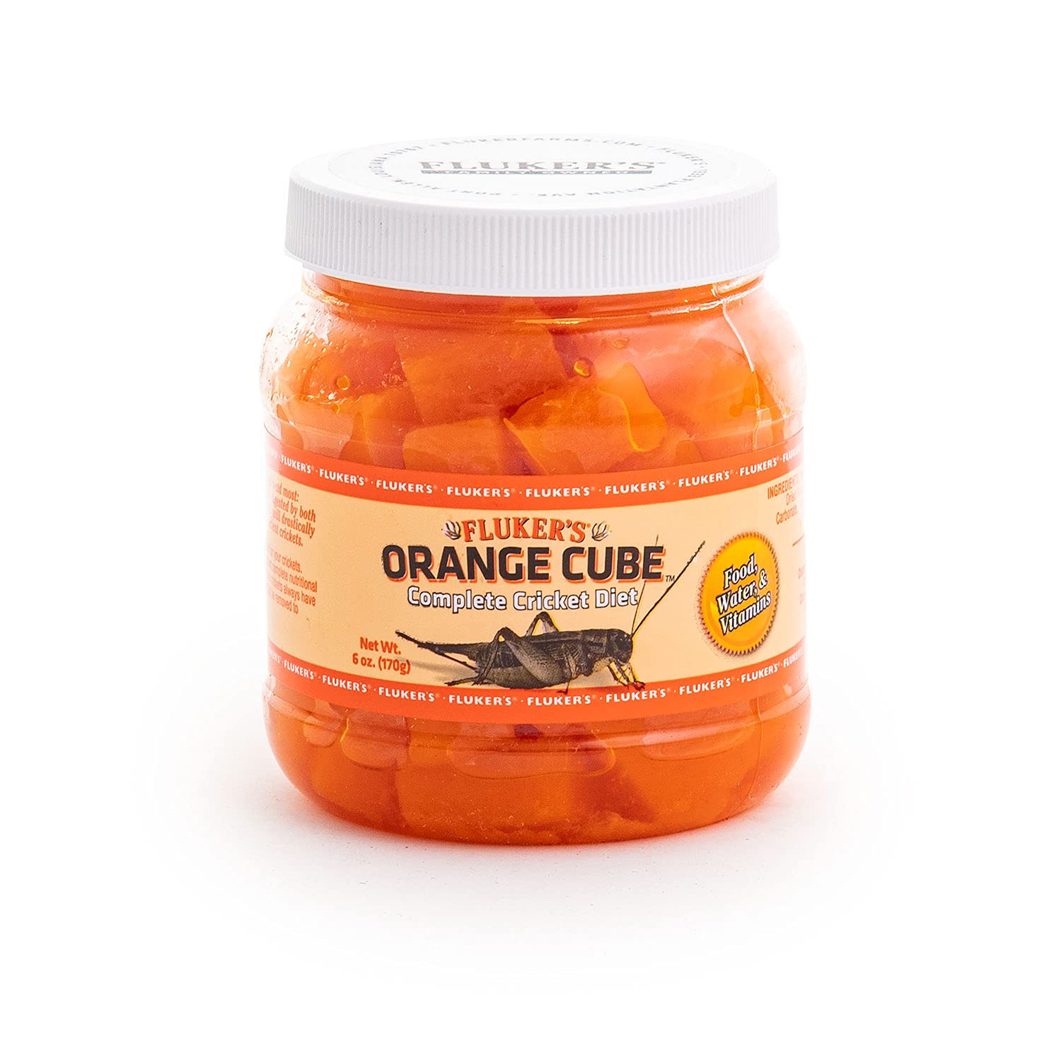 Fluker's Orange Cube – cube orange, alimentation complète pour insectes.