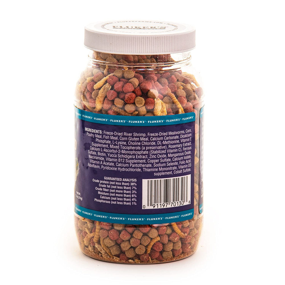Fluker's – calcium ajouté pour coquille saine et eau claire.