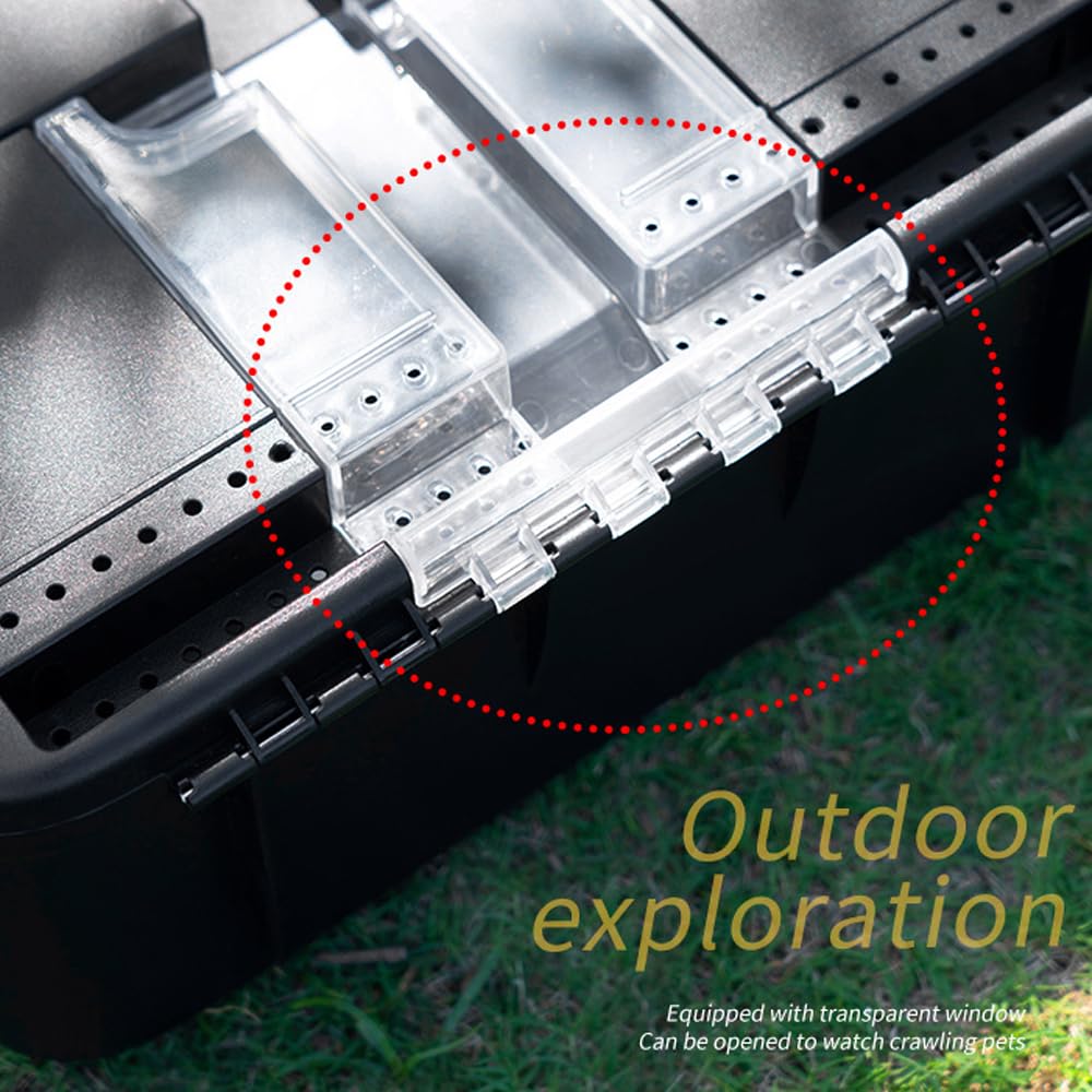 Flushbay ventilation intérieure avec perforations assure une respiration adaptée pour vos reptiles.