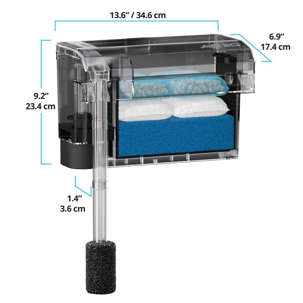 Fluval AC110 entretien simple pour une filtration durable.