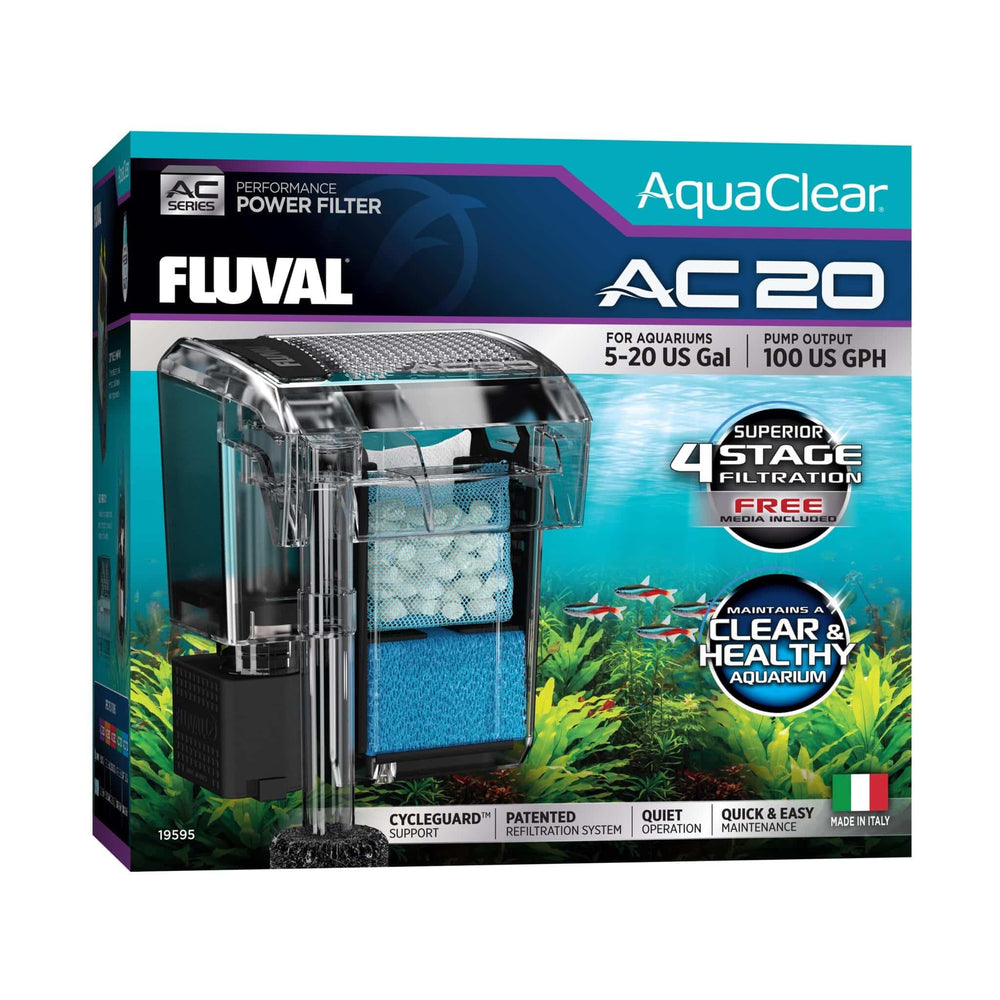 Fluval AC30 – Kit complet: solution polyvalente pour filtration eau douce et salée.