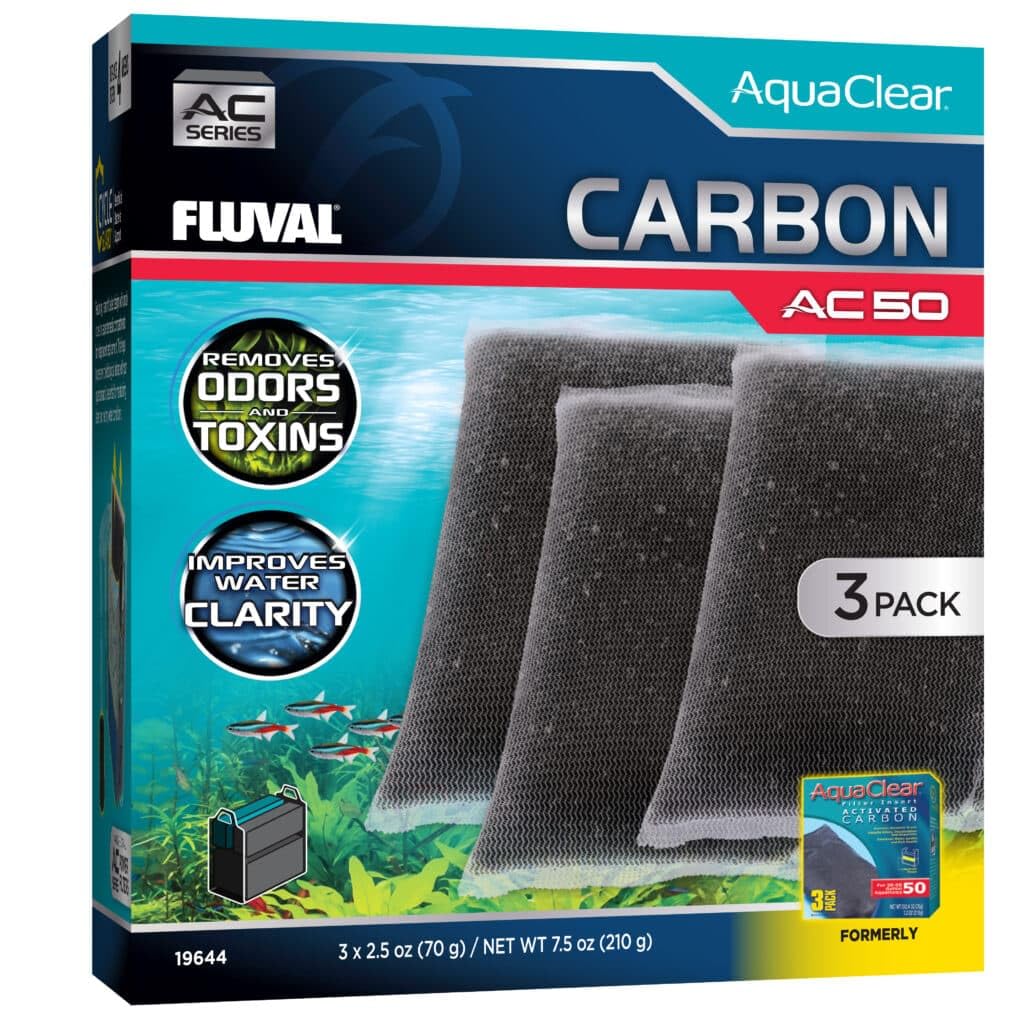 Fluval AC50 Insert 3-pack, ensemble prêt à l’emploi pour une filtration fluide.