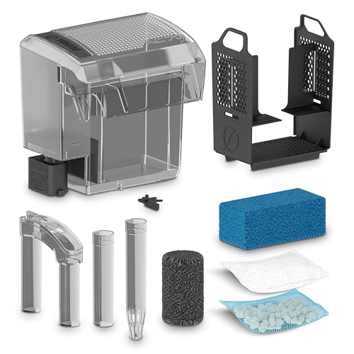Fluval AC70-installation-simple, illustre la mise en place facile du système.