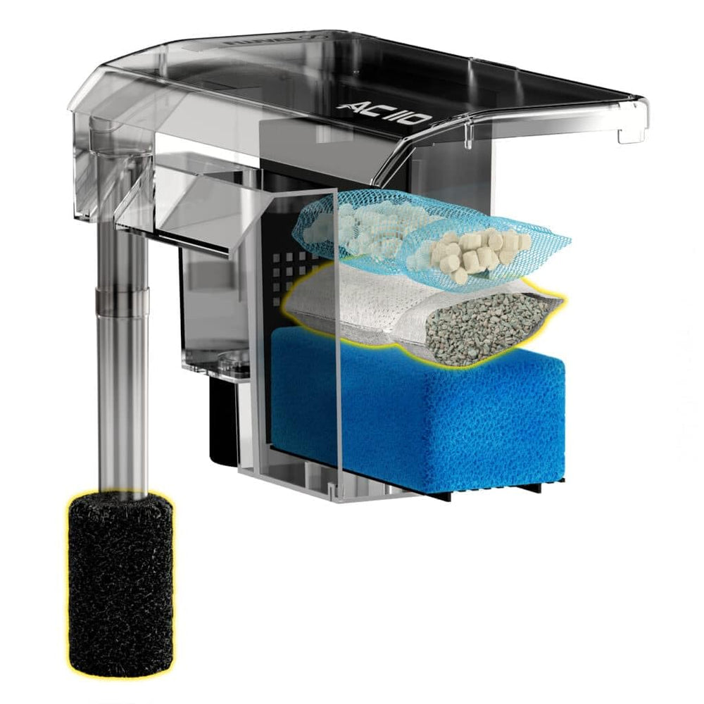 Fluval Ammonia Remover – guide-utilisation facile à suivre dans le filtre.