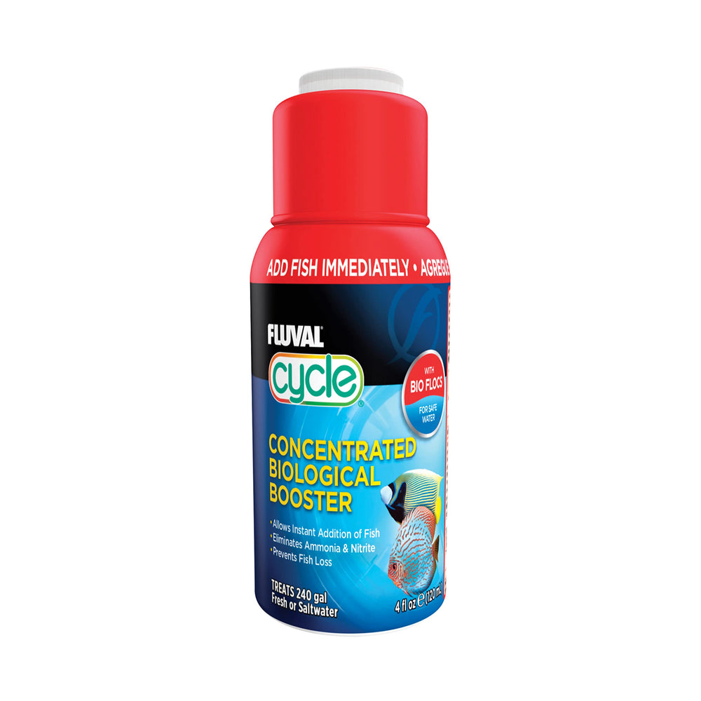 Fluval Biological Enhancer: bouteille 118 ml prête à inoculer l'aquarium pour un habitat sûr.